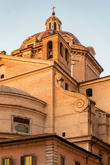 Antique church architecture in Rome