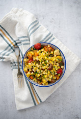 Corn and Cherry Tomato Salad with Fresh Herbs