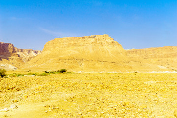Masada fortress and the Judean Desert