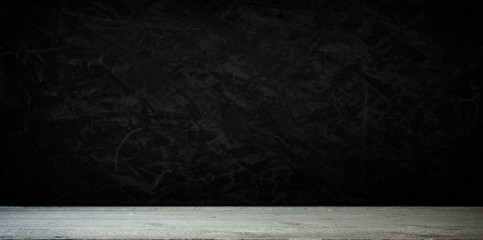 background barrel and worn old table of wood