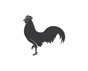 rooster logo vector illustration template
