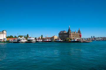 Naklejka premium Haydarpasa Train Station, Kadikoy, istanbul.