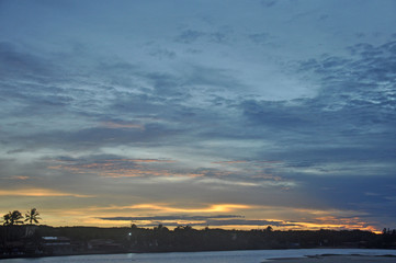 por do sol, Genipabu