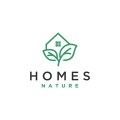 home nature vector logo design