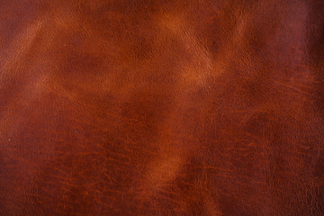 Genuine red brown leather luxury background