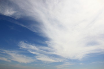 Blue sky with clouds for background, wallpapers,and clear sky  background.