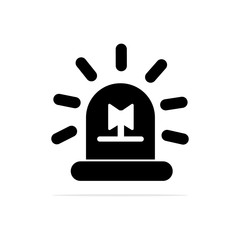 emergency light icon.Vector concept illustration for design.