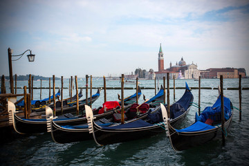 Fototapeta na wymiar Gondolas Venice