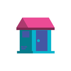 house facade isolated icon