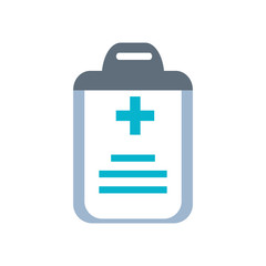 Obraz premium clipboard checklist with document hospital