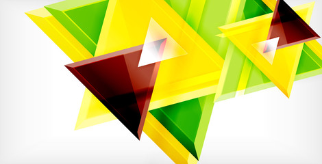 3d triangular vector minimal abstract background design, abstract poster geometric design