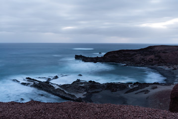 Seascape at sunset