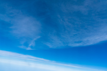 Fototapeta na wymiar 雲の上の風景