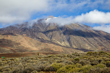 Volcano Pico del Teide is Spain's highest mountain