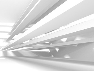 Abstract Modern White Architecture Background