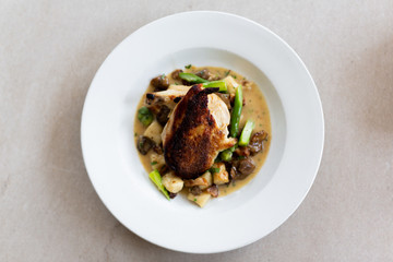 Baked Chicken Over Gnocchi