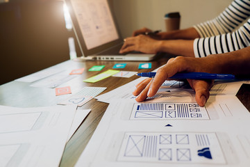 Creative Web Designer planning application and developing template layout, framework for mobile...