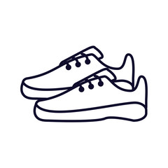 shoes runner tennis isolated icon
