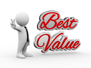 3d man with best value