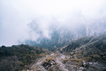 view of mountains