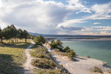 Panorama de La Franqui depuis la falaise
