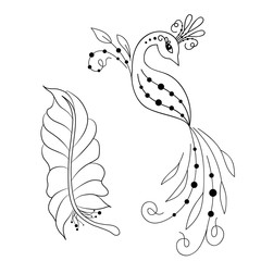 Mehndi flower pattern for Henna drawing and tattoo. Decoration in ethnic oriental, Indian style