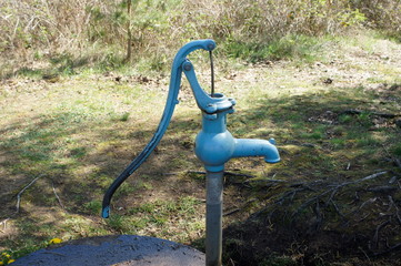 Wassermangel,Pumpe,dry,Water,blue,outside