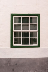 Window with a green frame, Tenerife