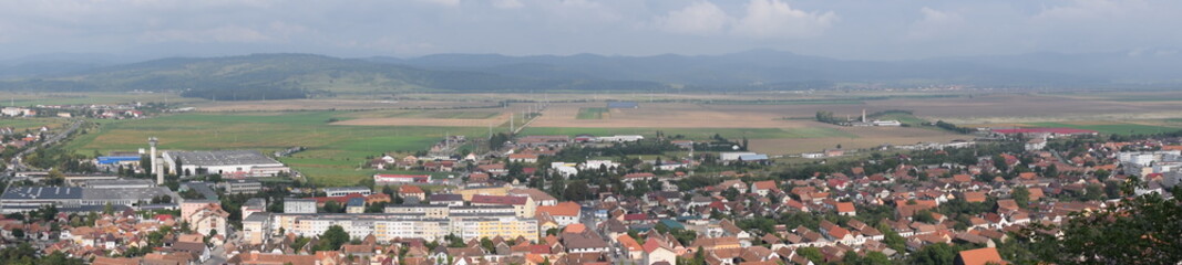 Fototapeta na wymiar panorama of rural landscape
