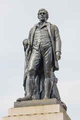 Statue of Robert Burns George Square Glasgow Scotland