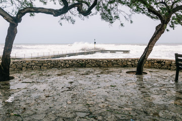 Fototapeta premium Sturm auf Mallorca