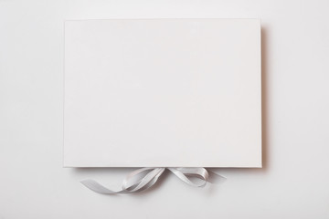 closed white box on white background
