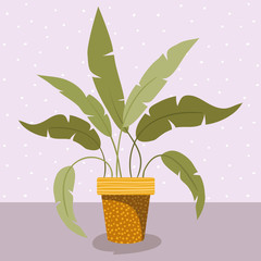 houseplant in pot icon