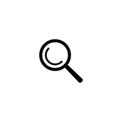 Magnifying glass, search icon symbol