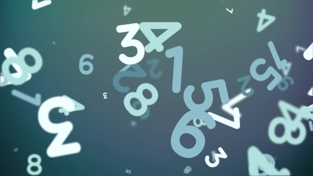 Random Numbers Particles Background Loop