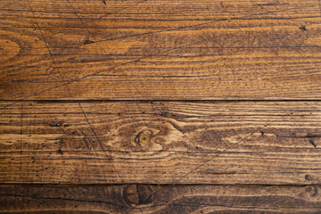 Fototapeta premium Old wooden texture background. Rustic wooden table or floor.