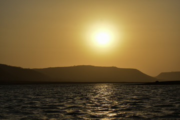 Sunset in the mountains..