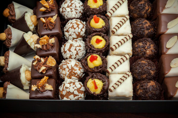 small cakes on plate