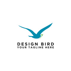 Logo design icon bird vector template logo, vector 