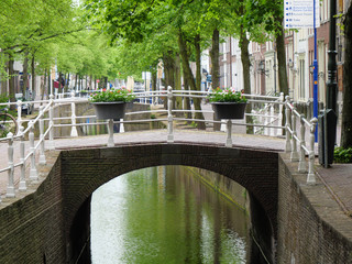 Die stadt Delft in den Niederlanden