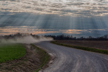 Dusty road