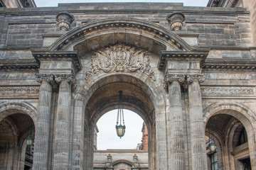 Old Gates at John Street Glasgow City Council George Square Glasgow Scotland © pixs:sell