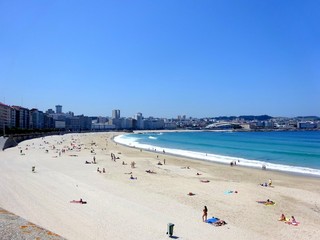 Beach in a Coruna