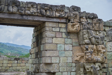 Ancient ruins of the civilisation maya. Copan. Honduras.