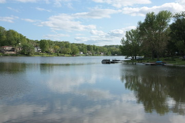 Lake in spring