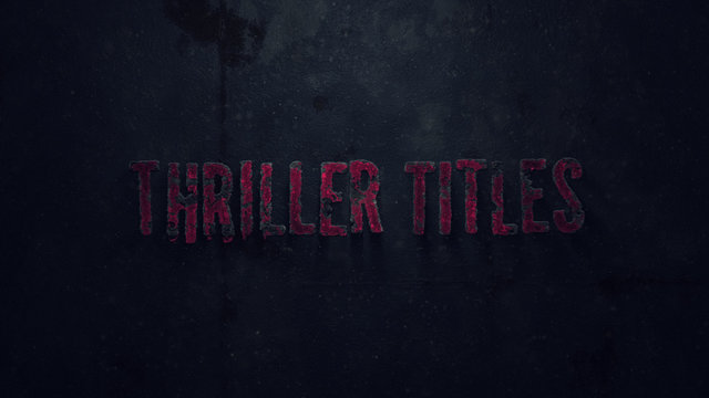 Shattering Thriller Titles