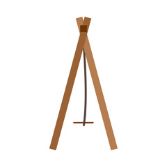 Children swing activity leisure game playing vector  icon. Outdoor pictogram wooden playground park equipment