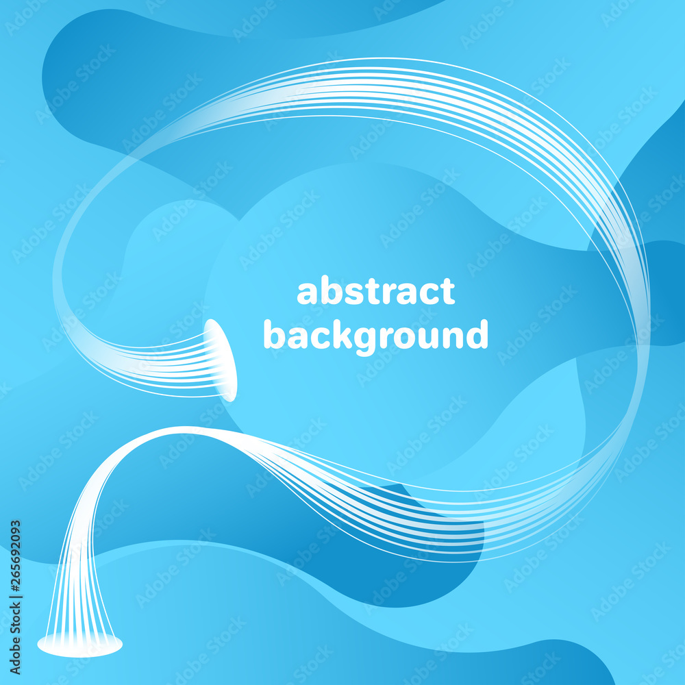 Aufkleber flat vector image, abstract background for website and banner design