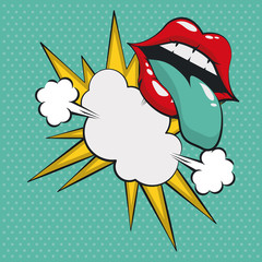 Pop art vibrant retro card background