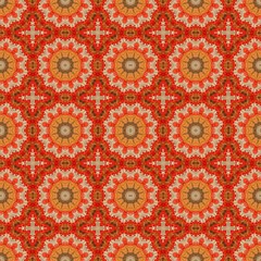 seamless wallpaper pattern with firebrick, tan and peru colors. can be used for cards, posters, banner or texture fasion design